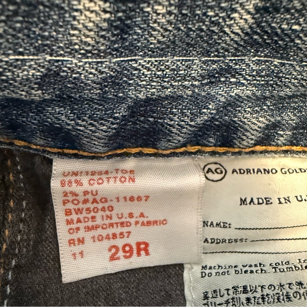 AG Adriano Goldschmied The Tomboy Shorts Size 29 98% Cotton Boyfriend Cut Off - Picture 9 of 15